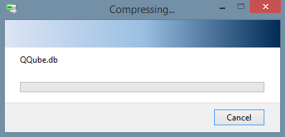 QQube Database Being Compressed