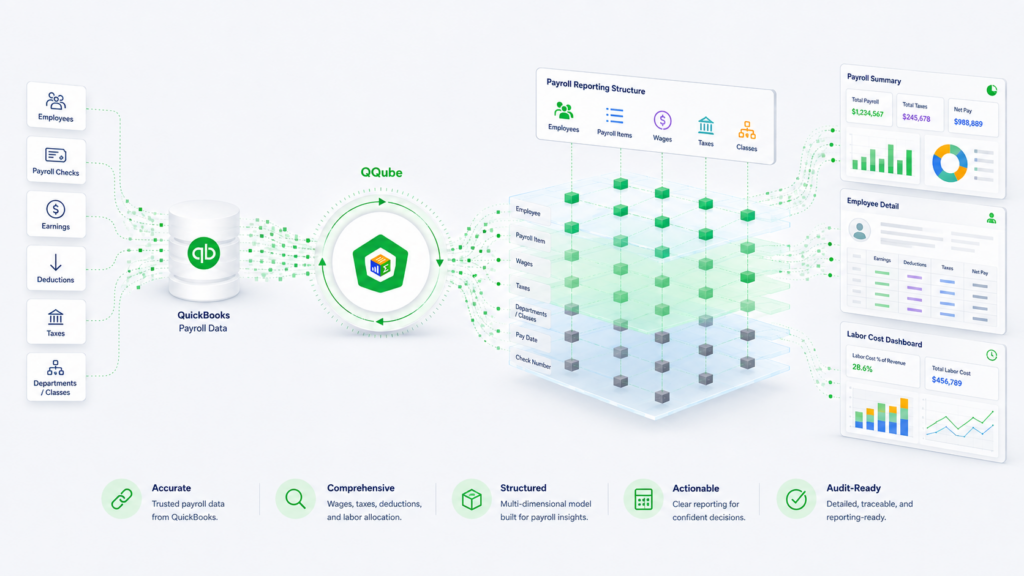 QQube payroll reporting overview