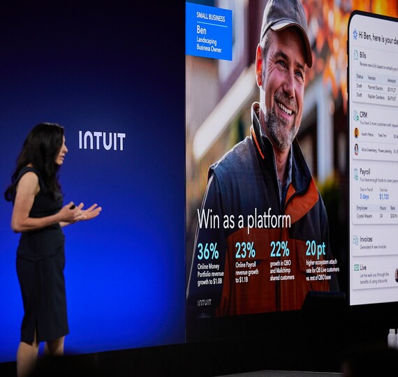 Intuit Demonstration to Audience